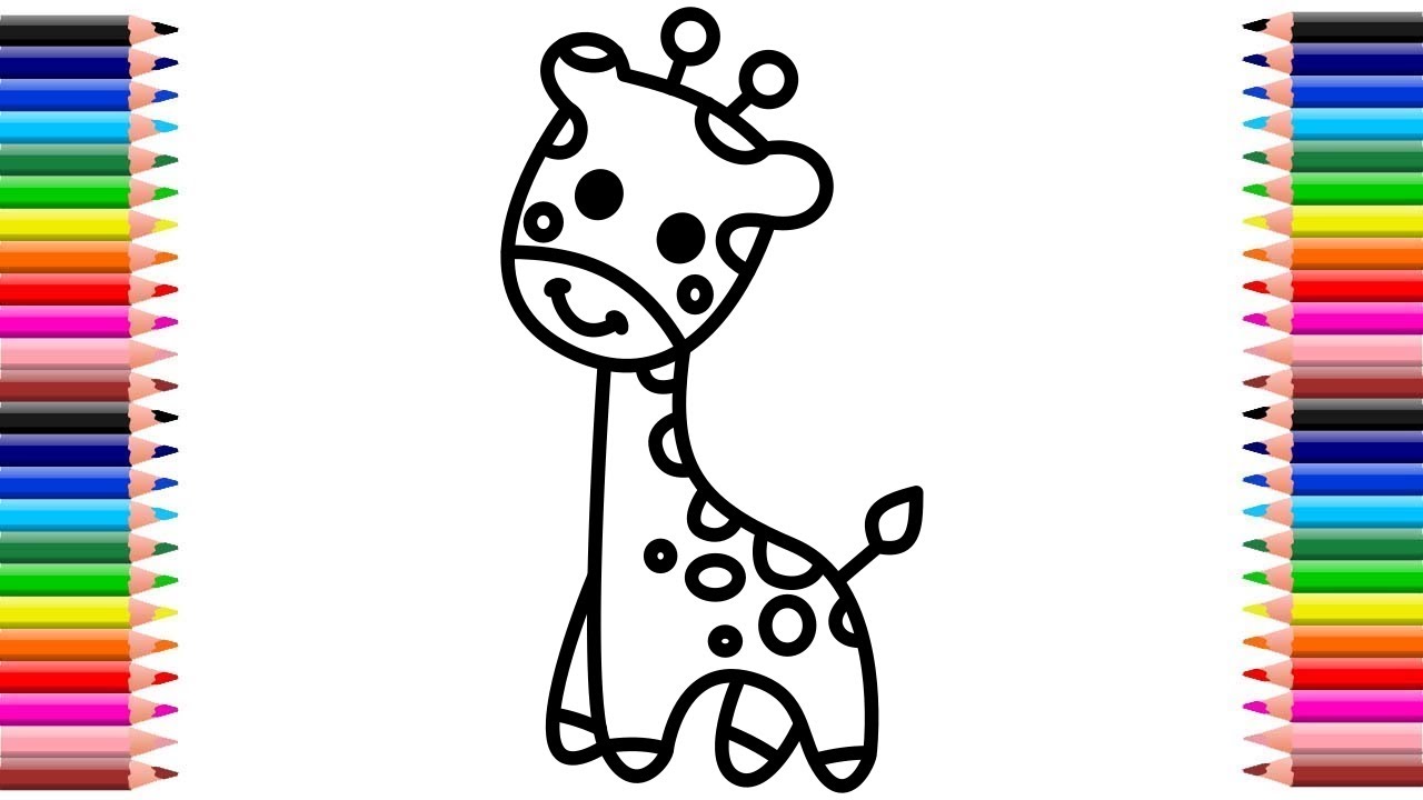 Kids Drawing | Giraffe drawing for kids | Drawings for kids