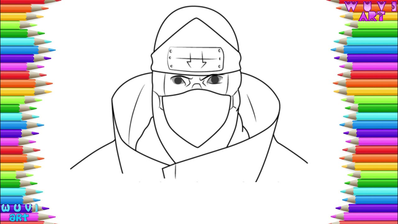 How to Draw Kakazu from Naruto Character Step by Step Easy Drawing tutorial