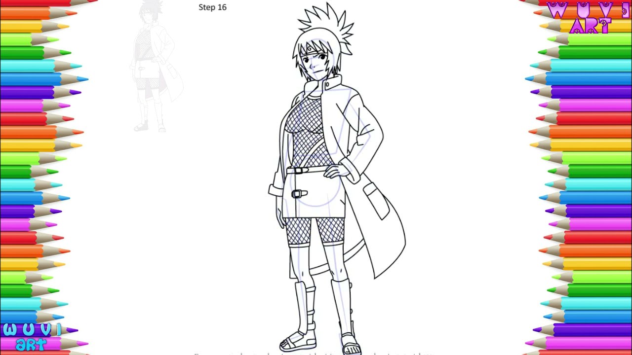 How to Draw Anko Mitarashi from Naruto