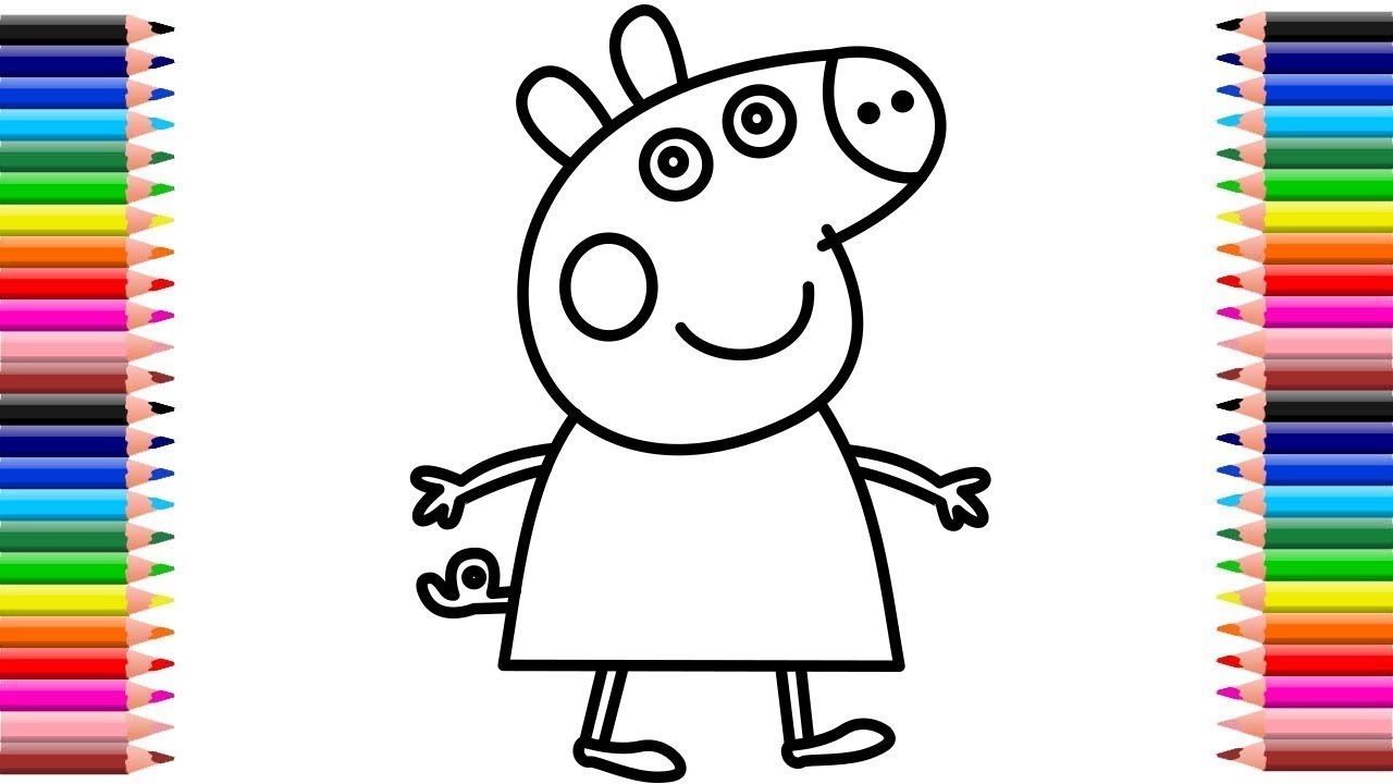 Drawings for kids | Papa Pig