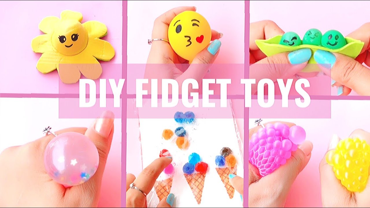 8 DIY Fidget Toys Ideas – Viral TikTok Fidget Toys / Super Easy Fidget Toys / Crafts Idea 💡