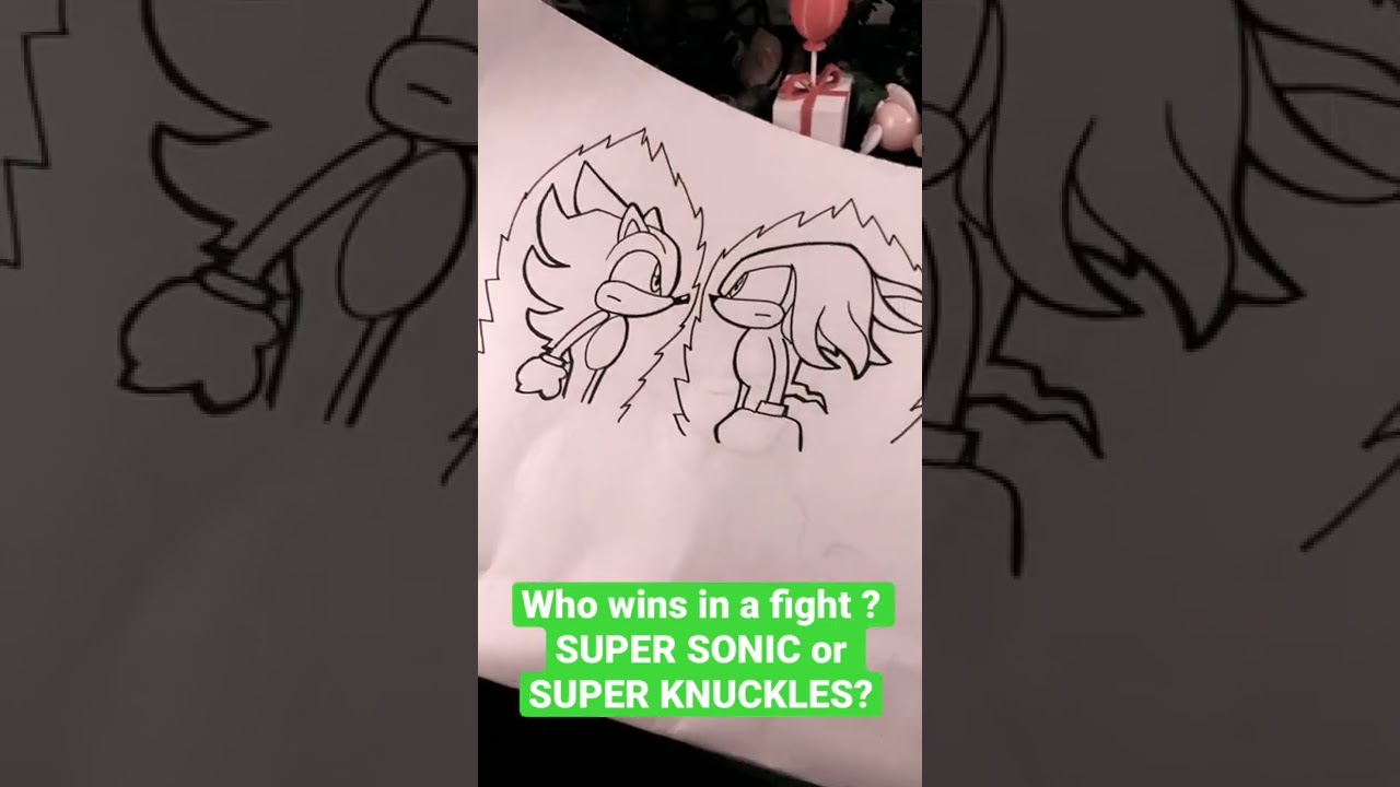 Who wins? SUPER SONIC or SUPER KNUCKLES?