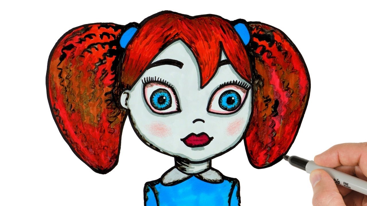 How to Draw Doll from POPPY PLAYTIME