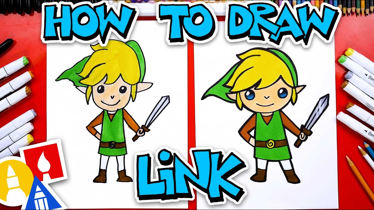 How To Draw Link From Zelda