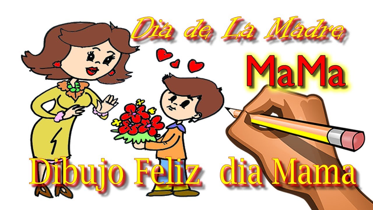 COMO DIBUJAR EL DIA DE LA MADRE PASO A PASO / HOW TO DRAW MOTHER’S DAY