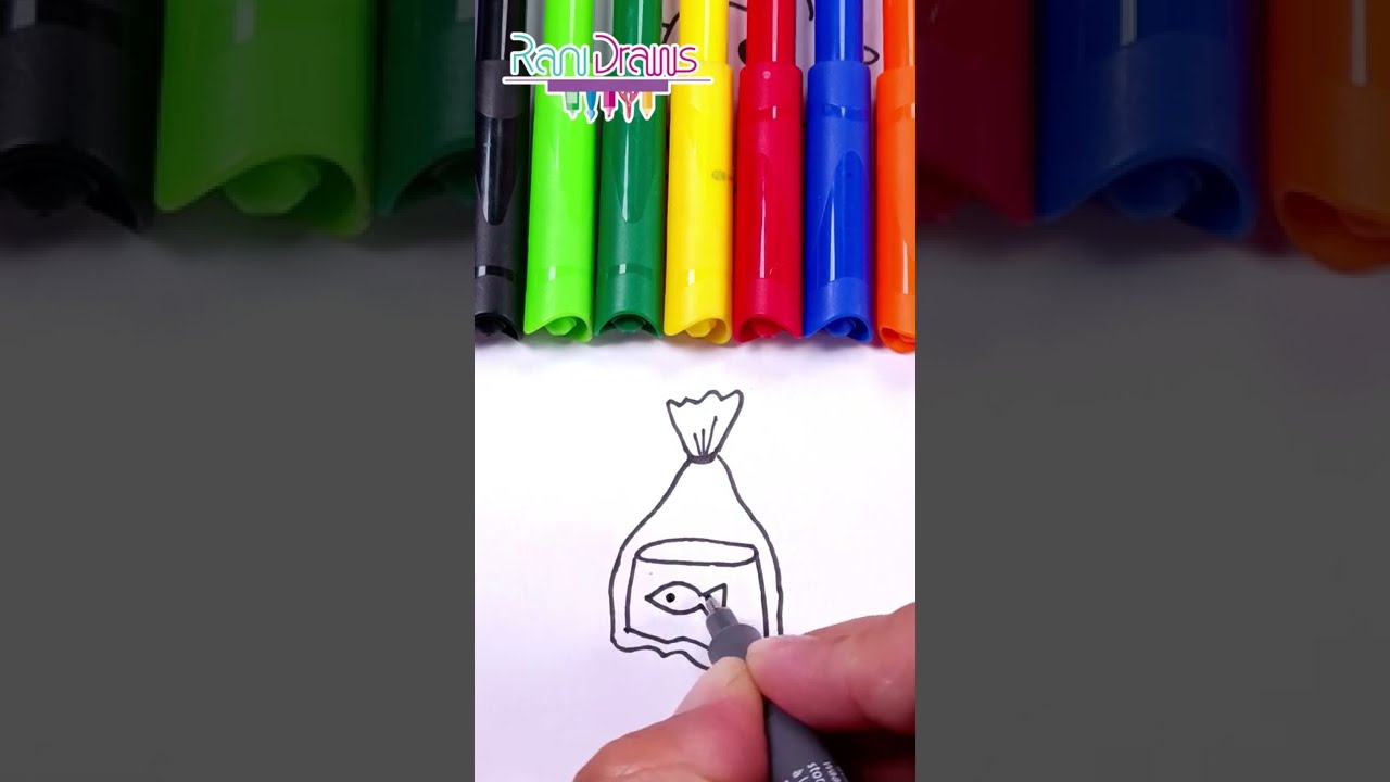 Cómo dibujar un Pez en segundos – ideas de dibujos en segundos