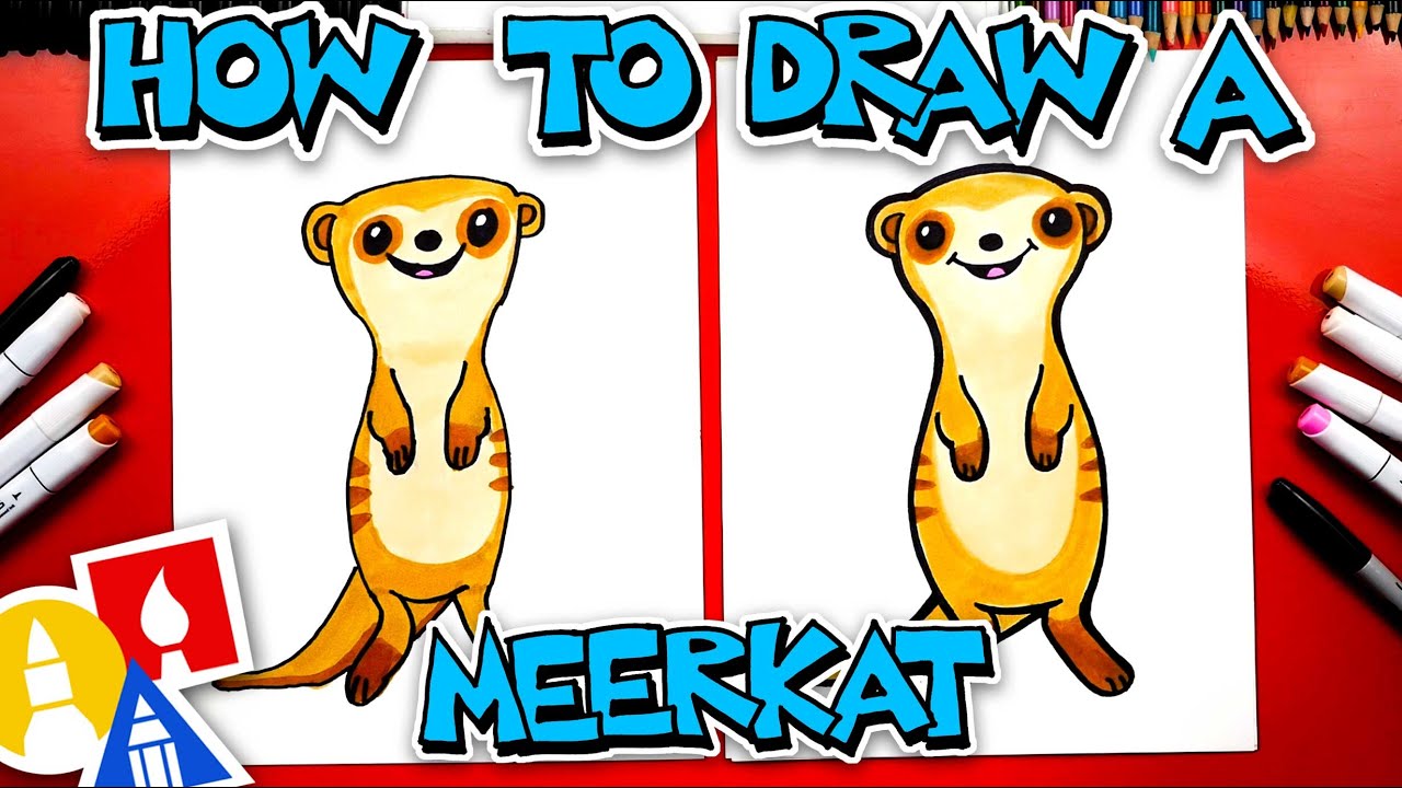 How To Draw A Meerkat Cartoon