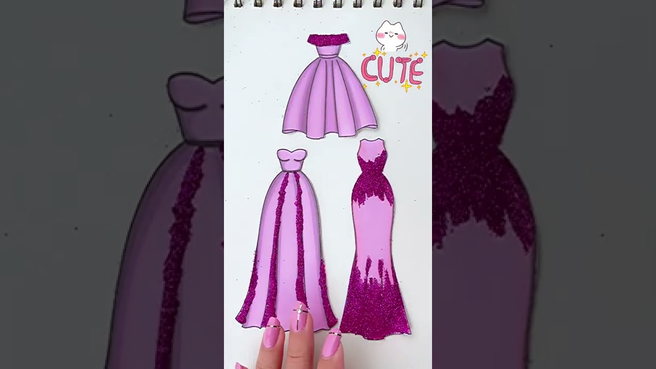 Dress designs for your Doll #shorts #satisfying #art