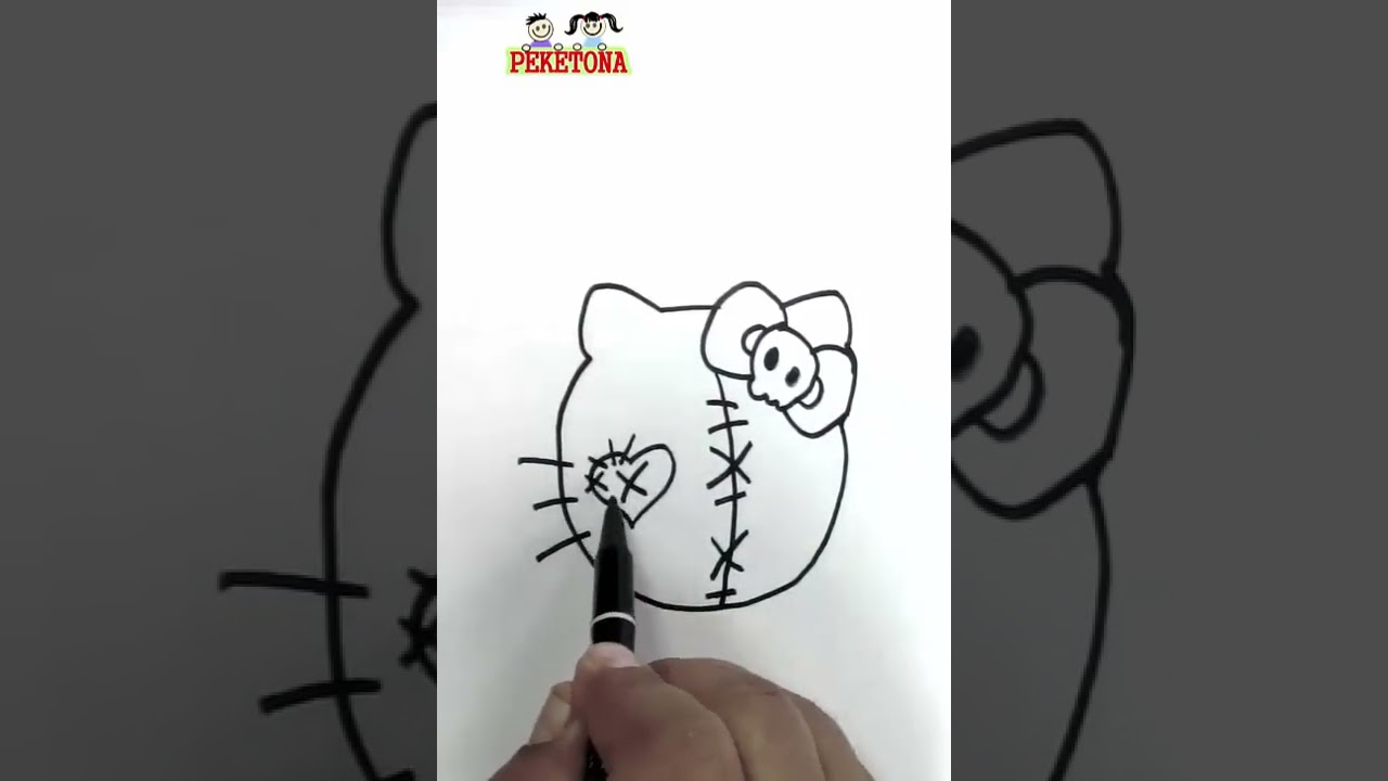 Dibujo de Hello kitty