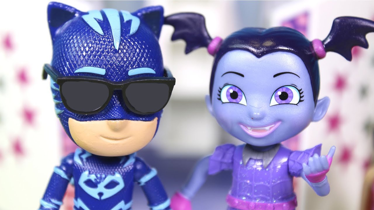 ⚡ PJ MASKS ⚡ Concurso de talentos y canto con Vampirina, Buhita, Gatuno y Gekko