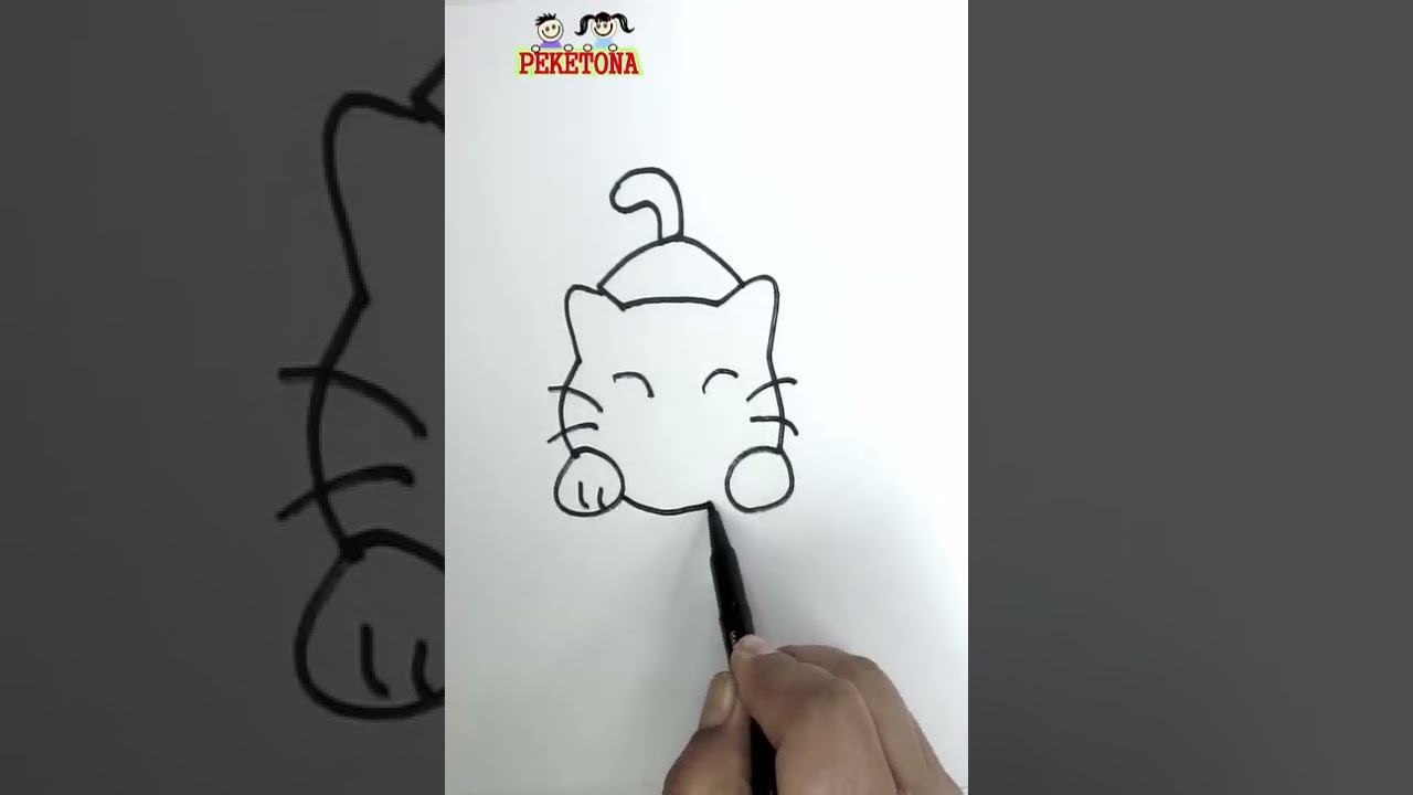 Dibuja Gato Feliz by Peketona